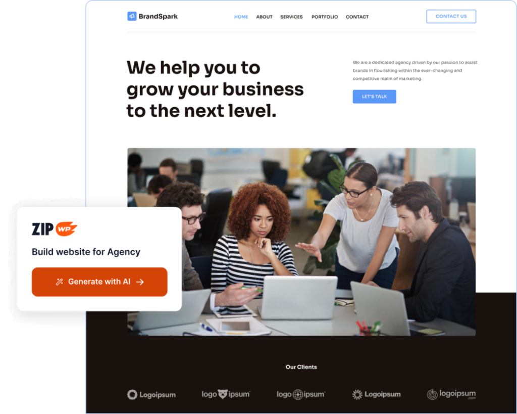 Instant AI Powered Websites 1024x819